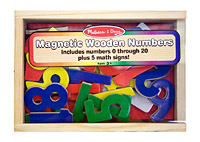 Magnetic Wooden Numbers in a Box